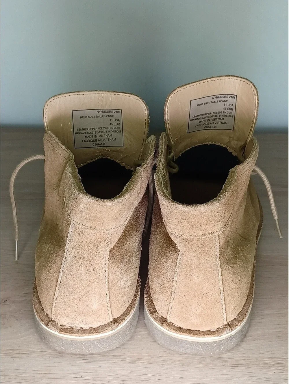 Marc New York Brown Chukka Boots Suede Accent Ankle-High New Without Box Sz 11